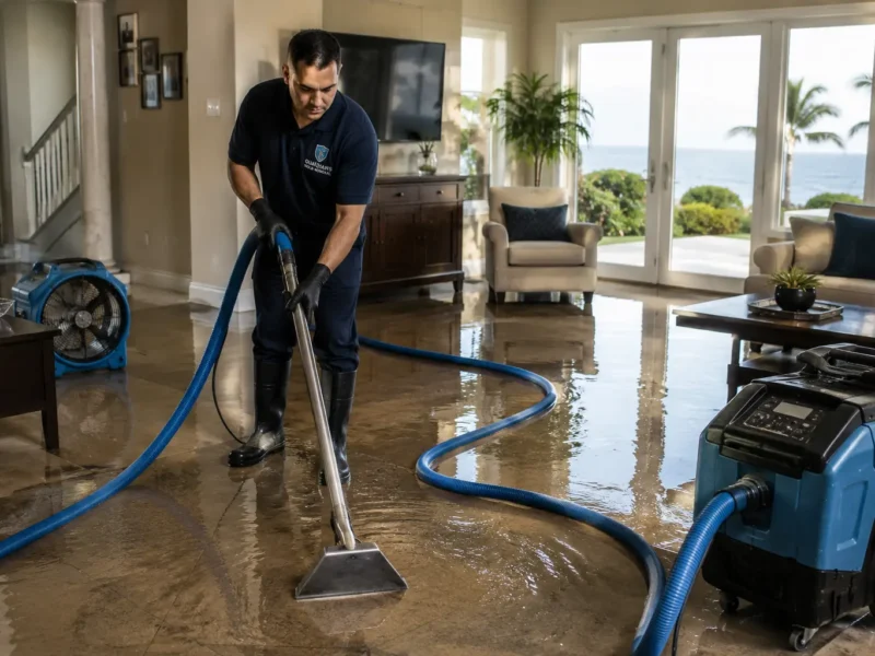 Water Damage Restoration Rancho Palos Verdes CA – What To Do Before Mold Starts